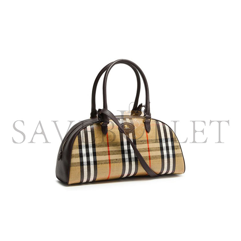 BURBERRY HIGHLANDS BOWLING BAG (33.5*17*12.5cm)